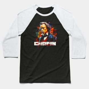 Pop Culture Chopin Baseball T-Shirt